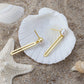 925 Sterling Silver Natural Baroque Pearl Earrings