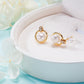 Simple S925 Silver Needle Freshwater Pearl Earrings