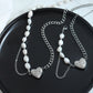 Freshwater Pearl Titanium Necklace and Bracelet Jewellery Sets