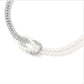 Pearl Stitching Clavicle Necklace,36.5cm