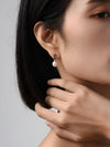925 Sterling Silver Simple Freshwater Pearl Earrings