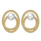 New 925 Sterling Silver Natural Baroque Pearl Earrings