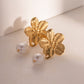 New Flower Fashion Retro Pearl Earrings