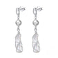 925 Sterling Silver Baroque Pipa Bead Earrings