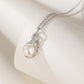 925 Sterling Silver Micro-inlaid Zircon Bead Pendant Necklace