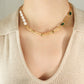 Freshwater Pearl Thick Chain Necklace and Bracelet Jewelry Sets