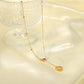 Fashionable and Simple Love Pendant Pearl Necklace