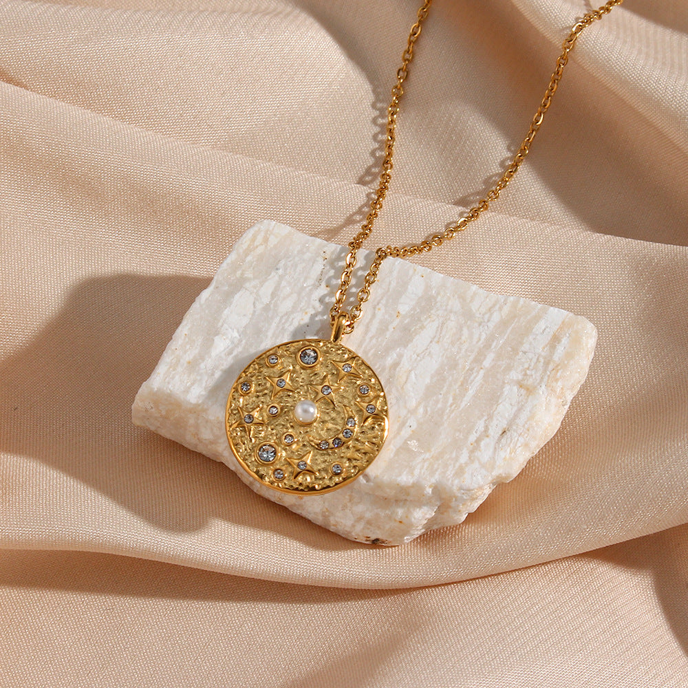 アクセサリー GARNI Ring Pendant Necklace 50cm Deco Magic Ring Holder Necklace - Eco-friendly, Ethical Jewelry