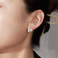 Cone Ice Cream Exquisite Sweet Retro Hollow Light Luxury Earrings