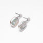 925 Silver Geometric Baroque Pearl Earrings