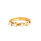 Retro 18K Gold-plated Palace Style Pearl Ring, Adjustable