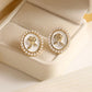 925 Silver Needle Light Luxury Pearl Earrings