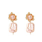 Light Luxury Natural Baroque Pearl Earrings