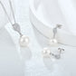 925 Sterling Silver 10mm Pearl Earrings