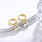 925 Sterling Silver Simple Pearl Earring