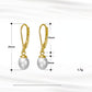 925 Sterling Silver Baroque Earrings, 2.6cm