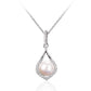 Natural Single Freshwater Pearl Necklace,40+5cm