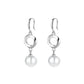 925 Sterling Silver Beaded Pearl Earrings