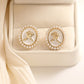 925 Silver Needle Light Luxury Pearl Earrings