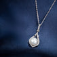 Natural Single Freshwater Pearl Necklace,40+5cm