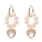 Light Luxury Love Natural Pearl Earrings