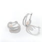 Simple and Stylish 925 Silver Freshwater Pearl Earrings