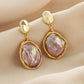 Retro French Shaped Baroque Pearl Earrings