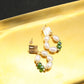 French Retro Natural Pearl Earrings