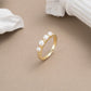 925 Sterling Silver Fashion Pearl Ring,#6,#7,#8