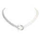 Pearl Stitching Clavicle Necklace,36.5cm