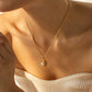 18K Gold Stainless Steel Necklaces,42cm+5cm