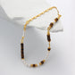 Tiger Eye Stone Retro High-end Clavicle Necklace