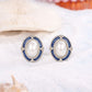 Enamel Elegant Retro Pearl Earrings