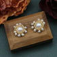 14K Gold Hypoallergenic Silver Large Natural Pearl Earrings